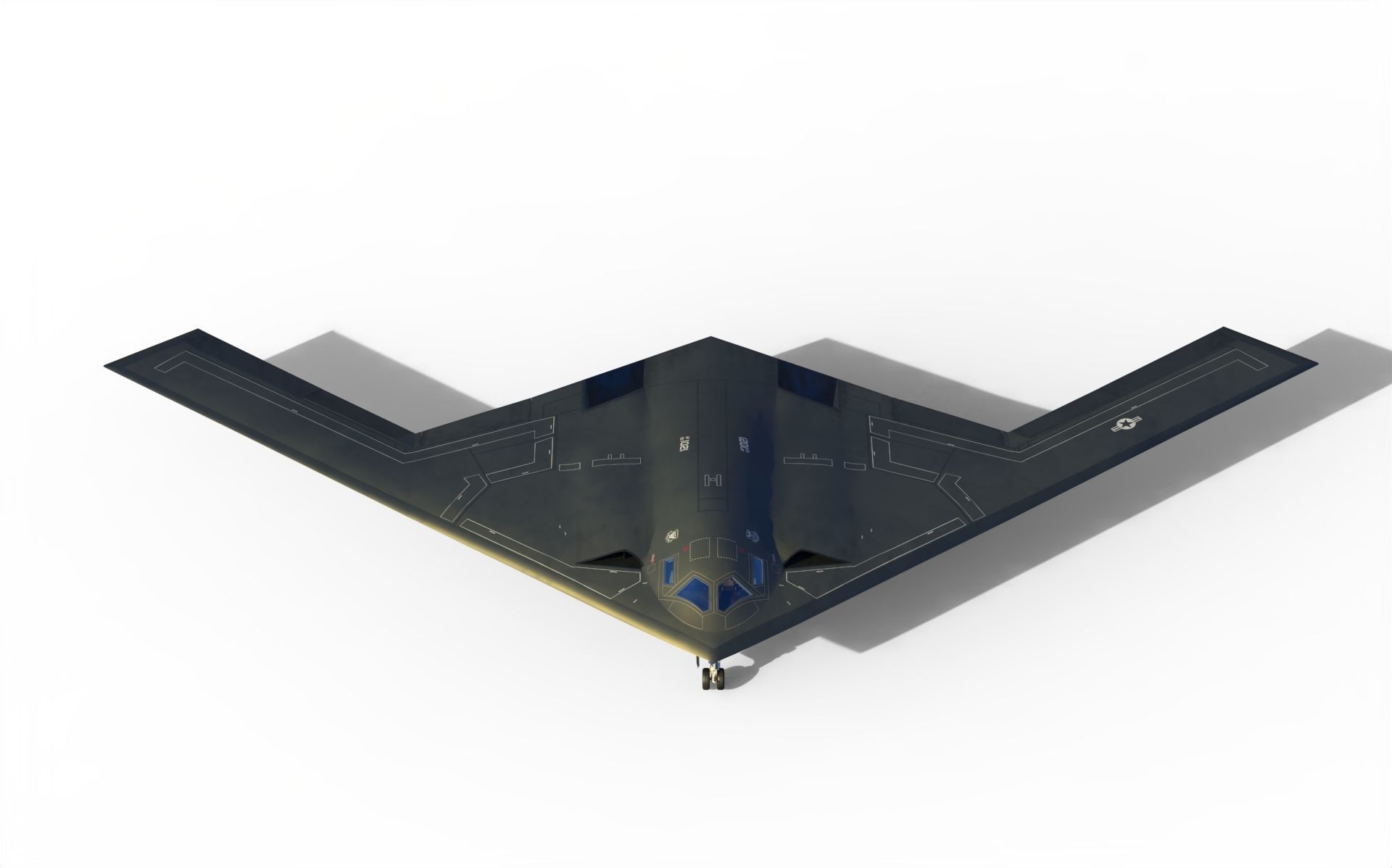 B-21 Raider bomber 3D model_5