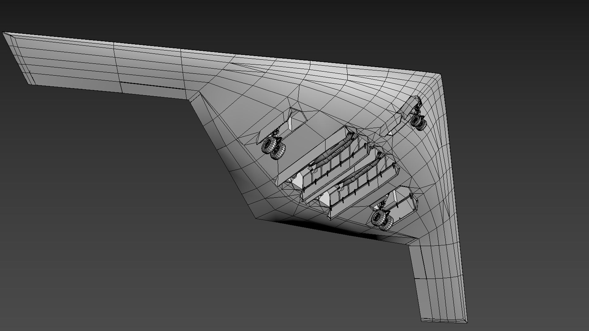 B-21 Raider bomber 3D model_18