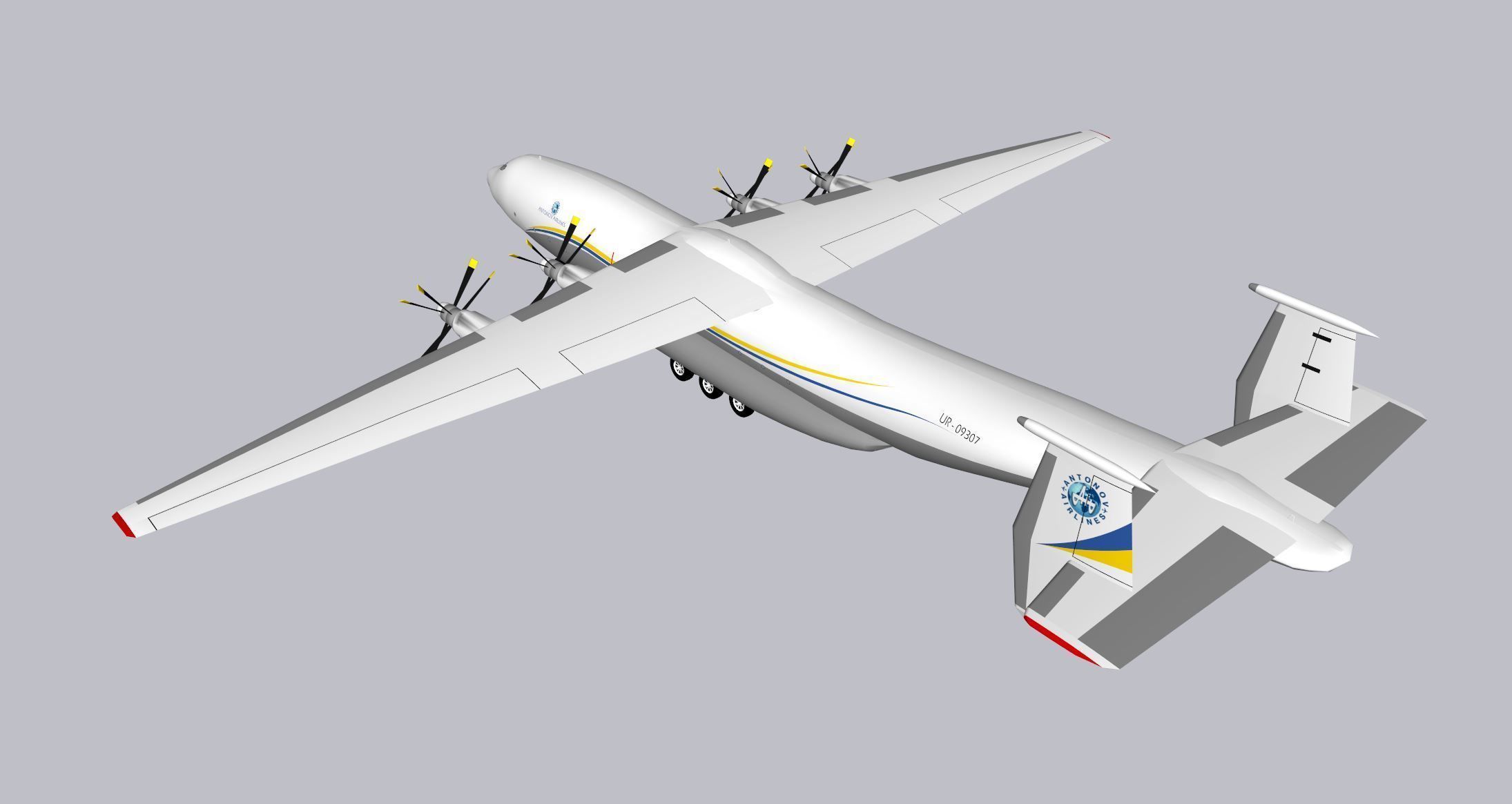 Antonov An-22 3D model_12