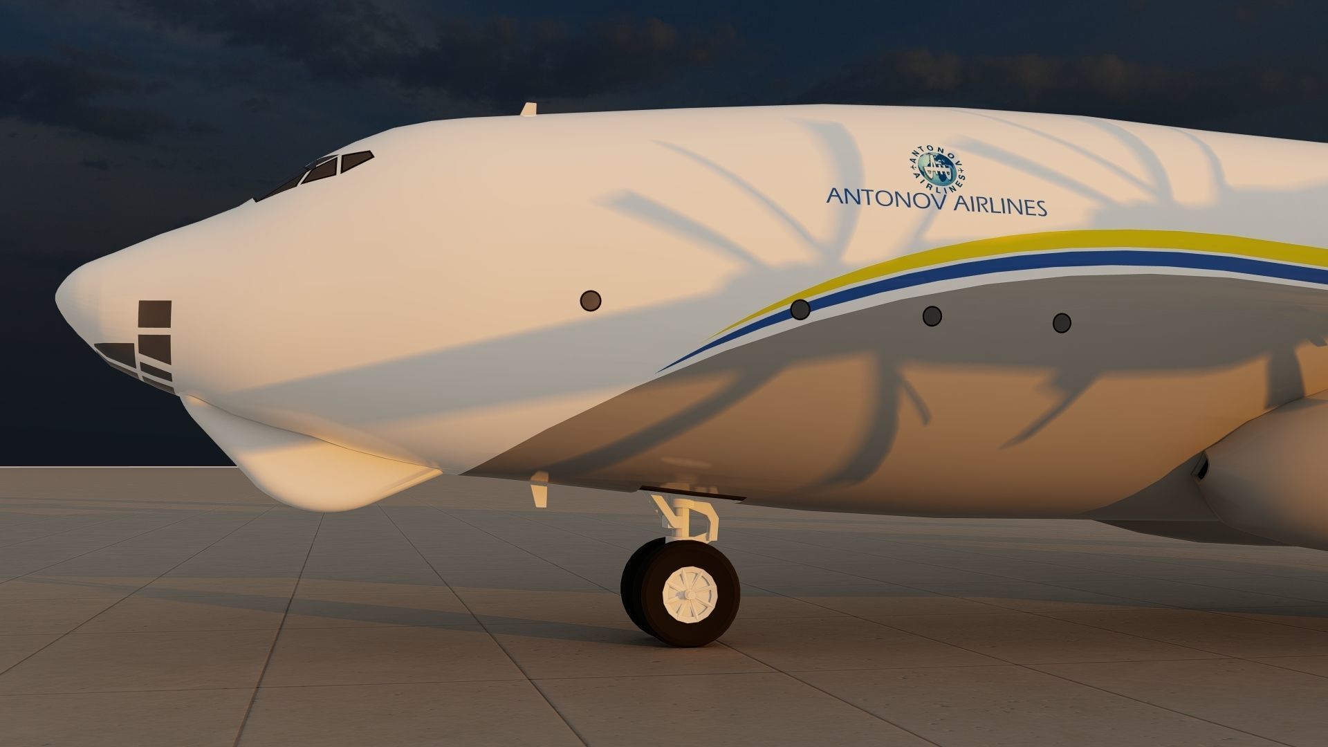 Antonov An-22 3D model_4