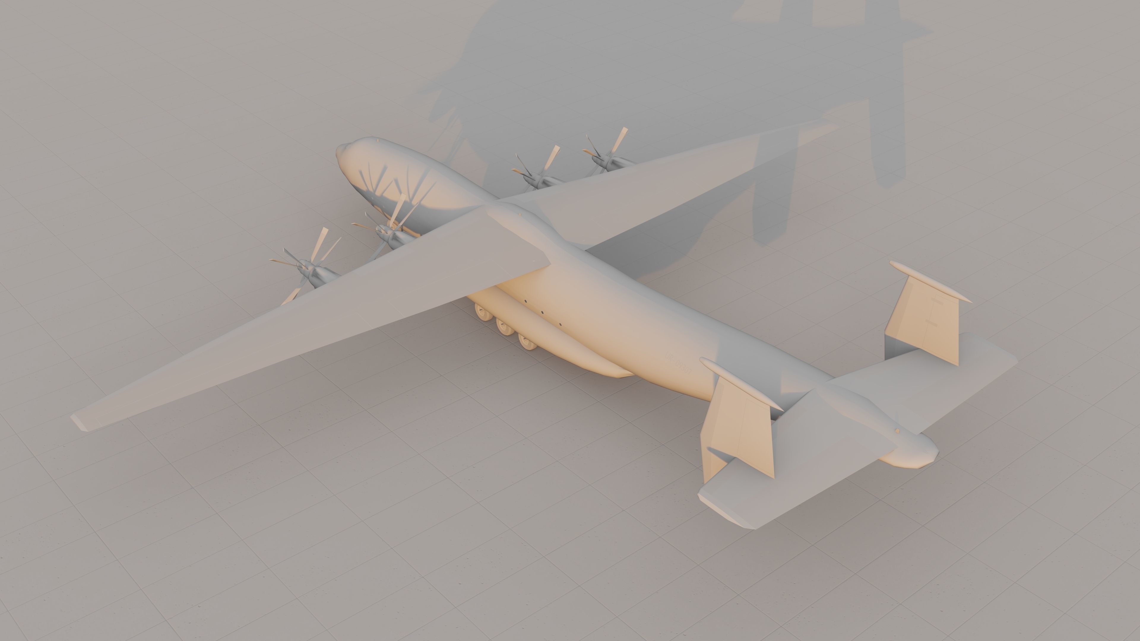 Antonov An-22 3D model_10