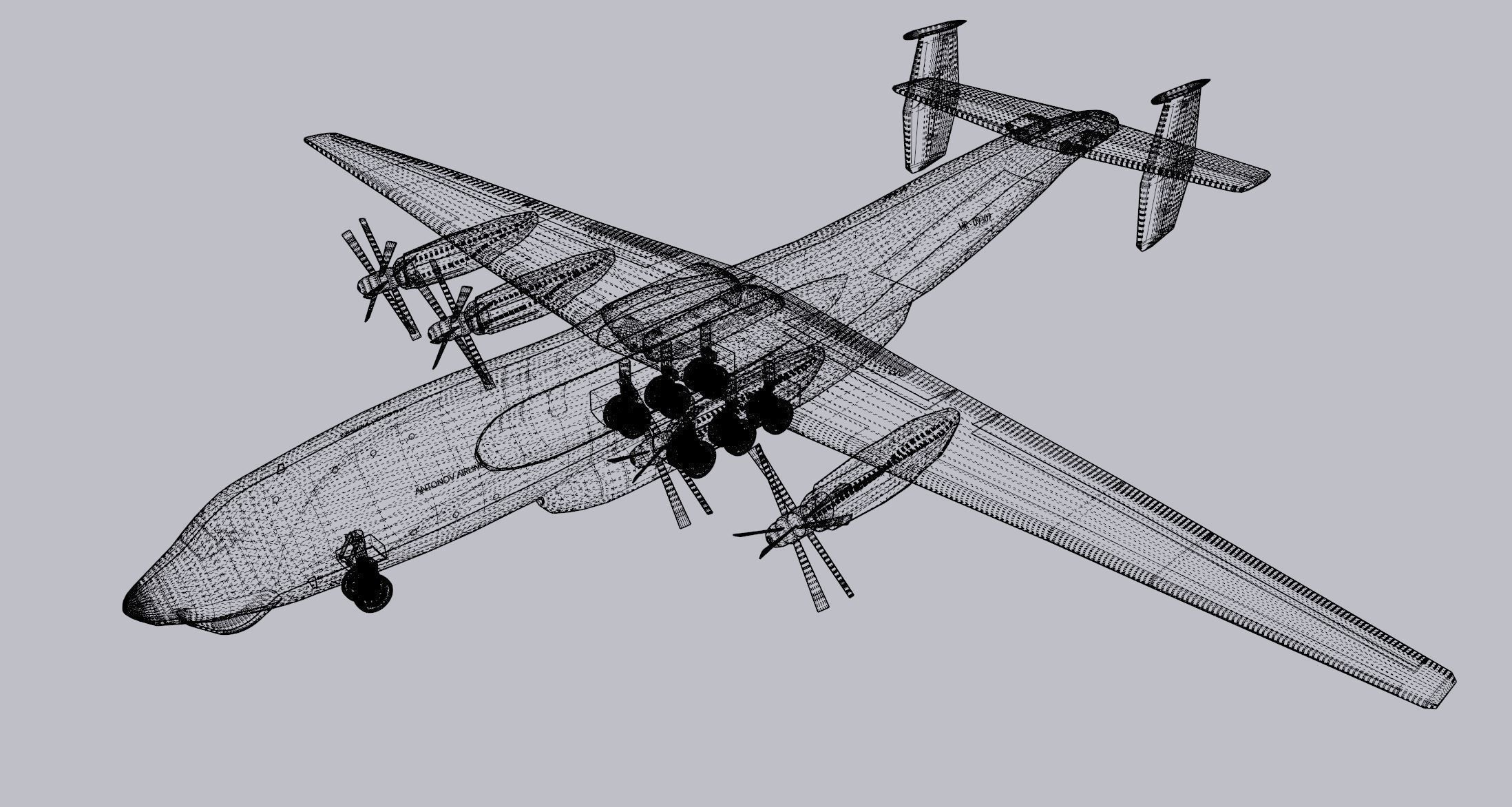 Antonov An-22 3D model_16