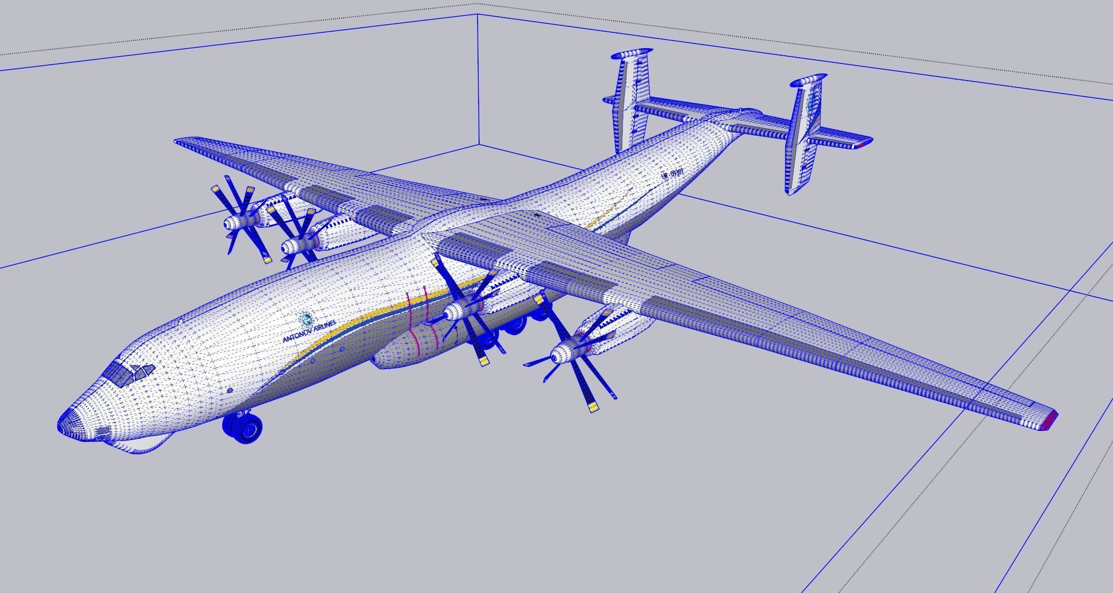 Antonov An-22 3D model_15