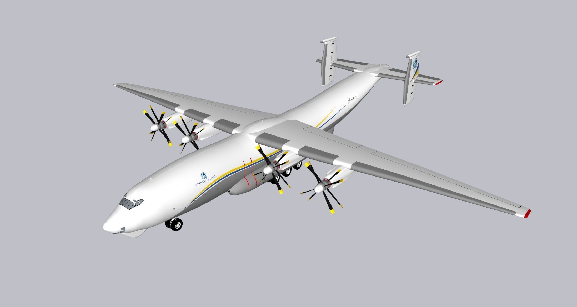 Antonov An-22 3D model_11