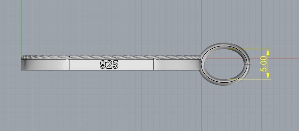 Pendant with patterns Model 2476 3D print model_8