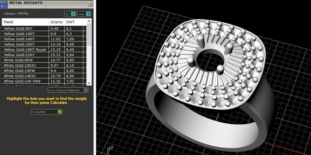 Ring Model 2470 3D print model_9