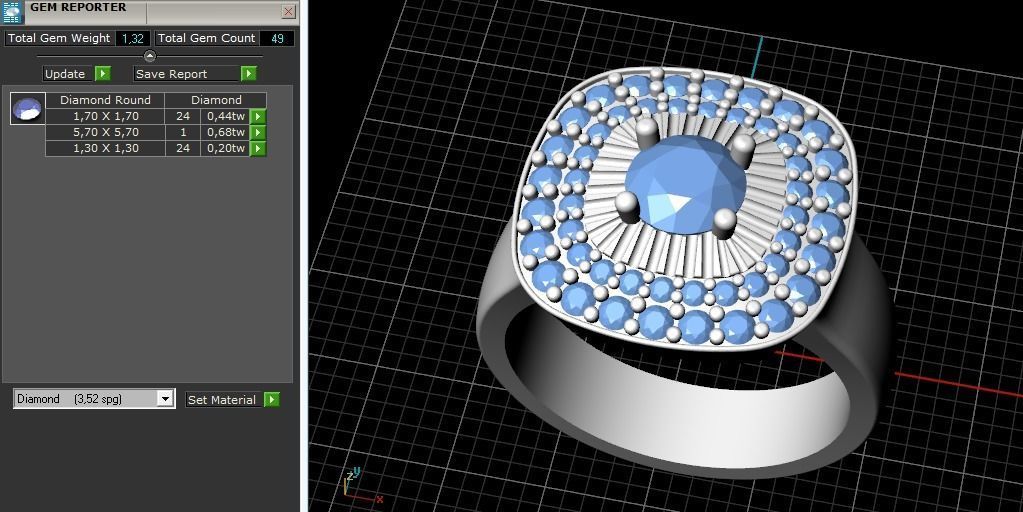 Ring Model 2470 3D print model_10