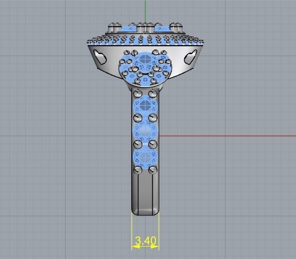 Ring Model 2469 3D print model_7