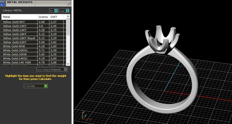 Soliter ring Model 2468 3D print model_9