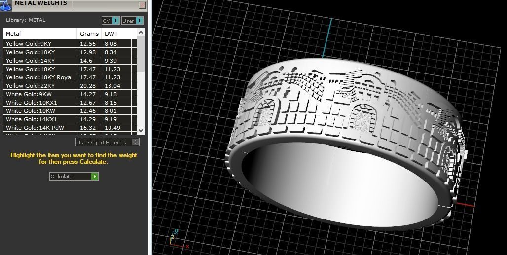 Ring Model 2464 3D print model_8