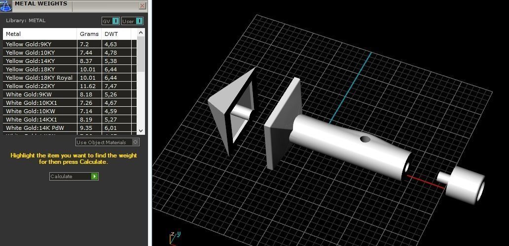Pendant Model 2462 3D print model_7
