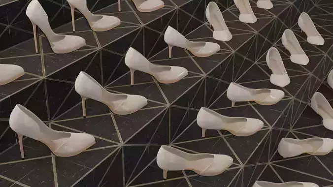 Side Empty Pointed Toe Platform High Heels Pack 1 cm to 13cm