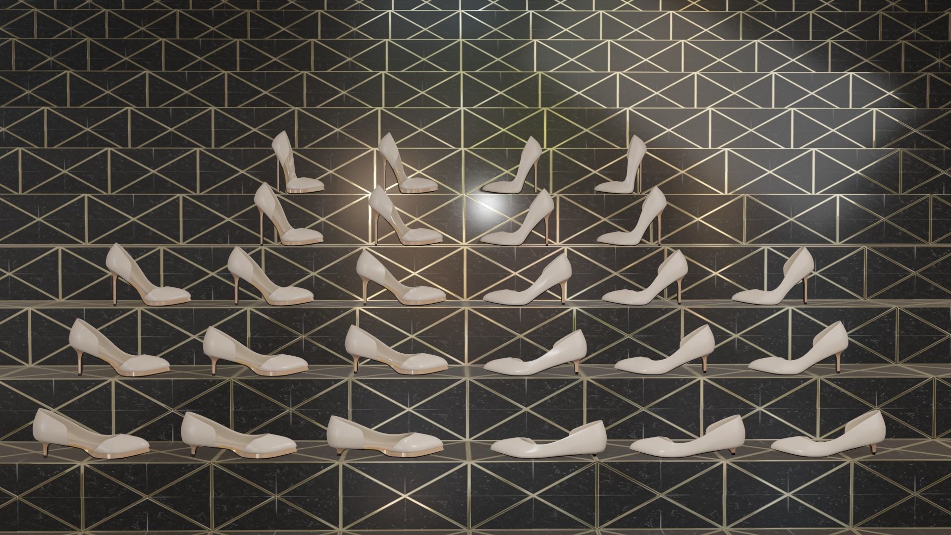 pointed toe platform heels