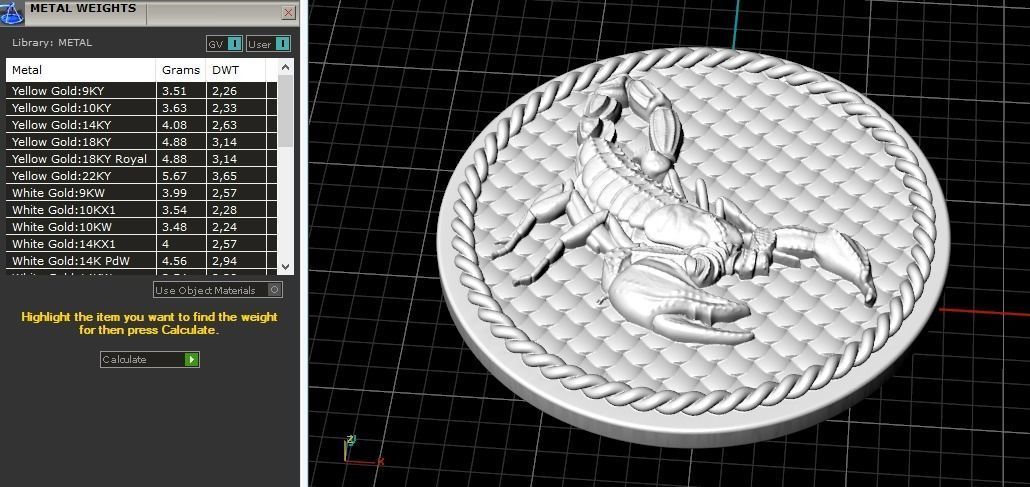 Zodiac sign Scorpio Model 2461 3D print model_8