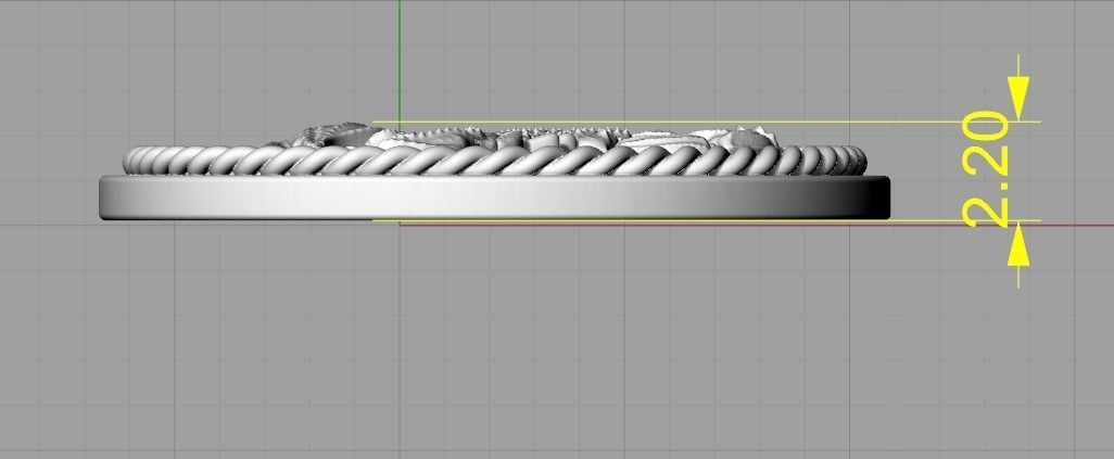 Zodiac sign Scorpio Model 2461 3D print model_7