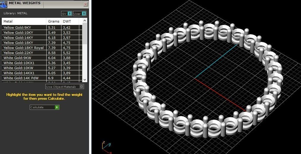 Pendant Model 2459 3D print model_7