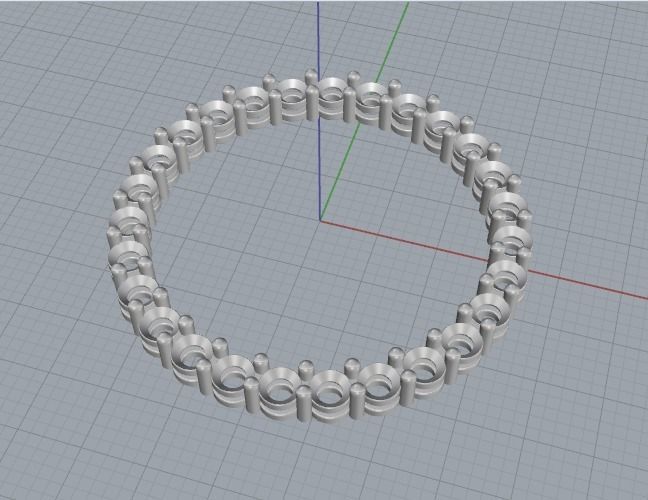 Pendant Model 2459 3D print model_2