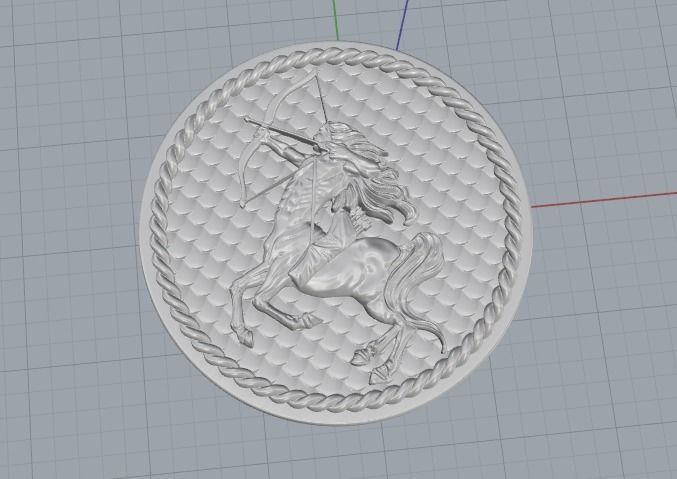 Sagittarius znak zodiac Model 2456 3D print model_4