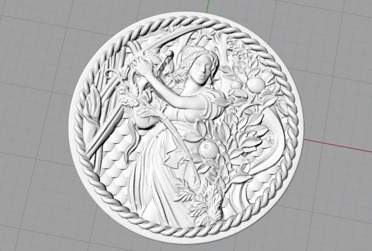 Zodiac sign Model 2449 3D print model_3