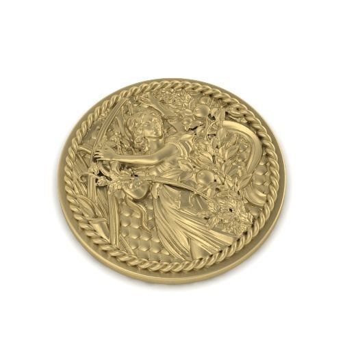 Zodiac sign Model 2449 3D print model_1