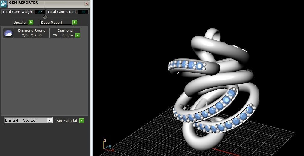 Pendant Model 2439 3D print model_9