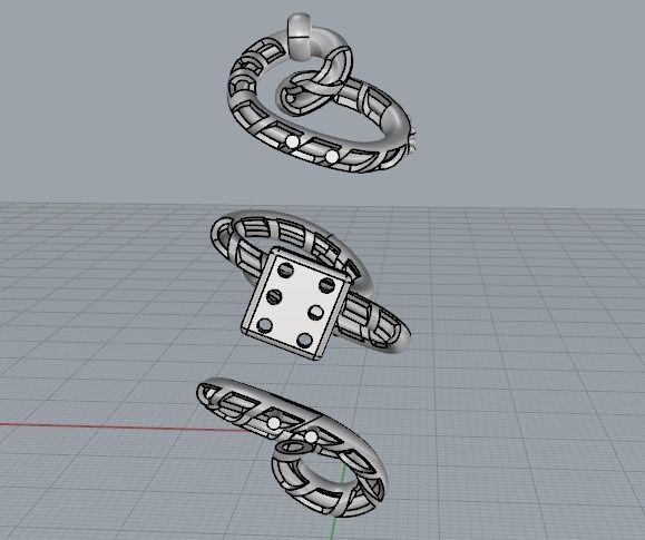 Pendant Model 2439 3D print model_3