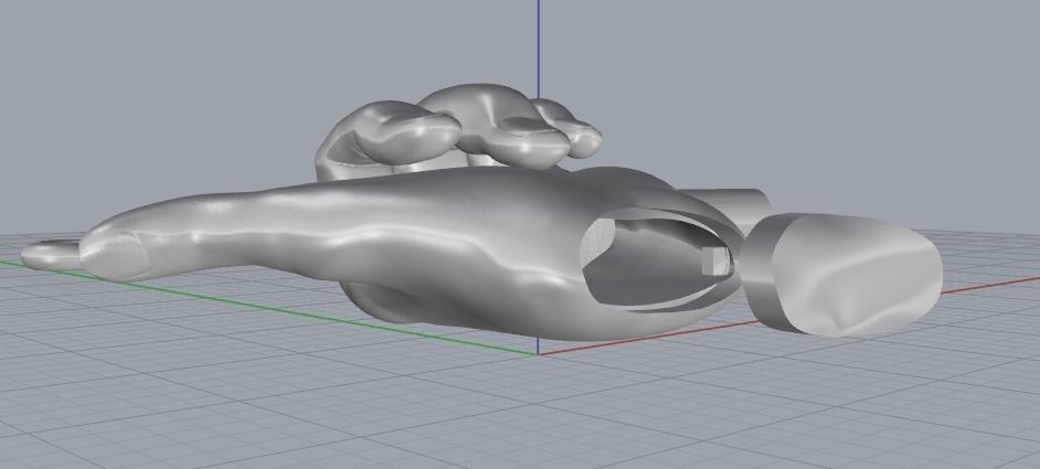 Pendant hand like Model 2436 3D print model_2