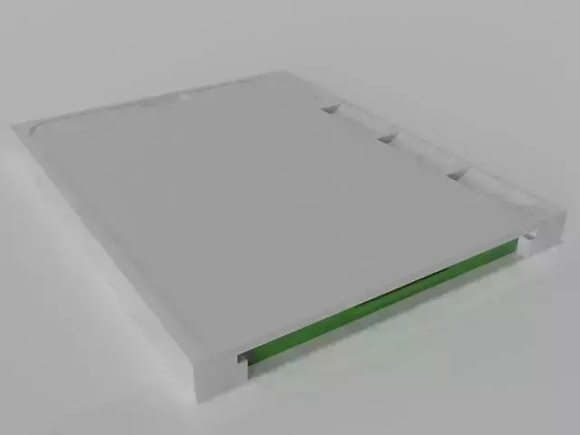 Cutting Board with Tray 3D print model