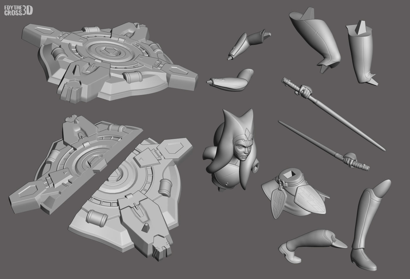 Ahsoka Tano - Star Wars 3D print model_2