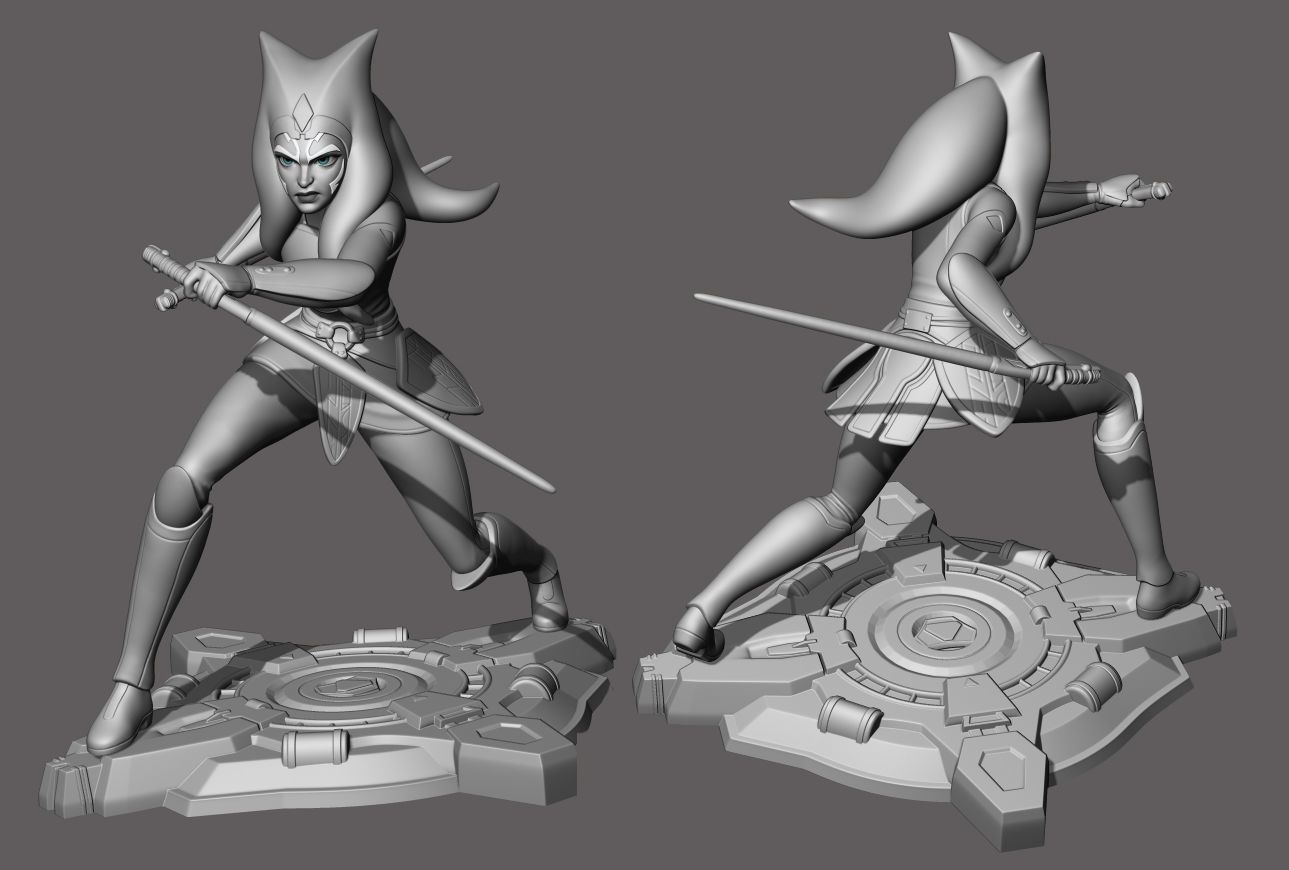 Ahsoka Tano - Star Wars 3D print model_1