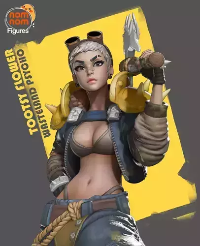 Tootsy Flower - Wasteland Psycho 3D print model