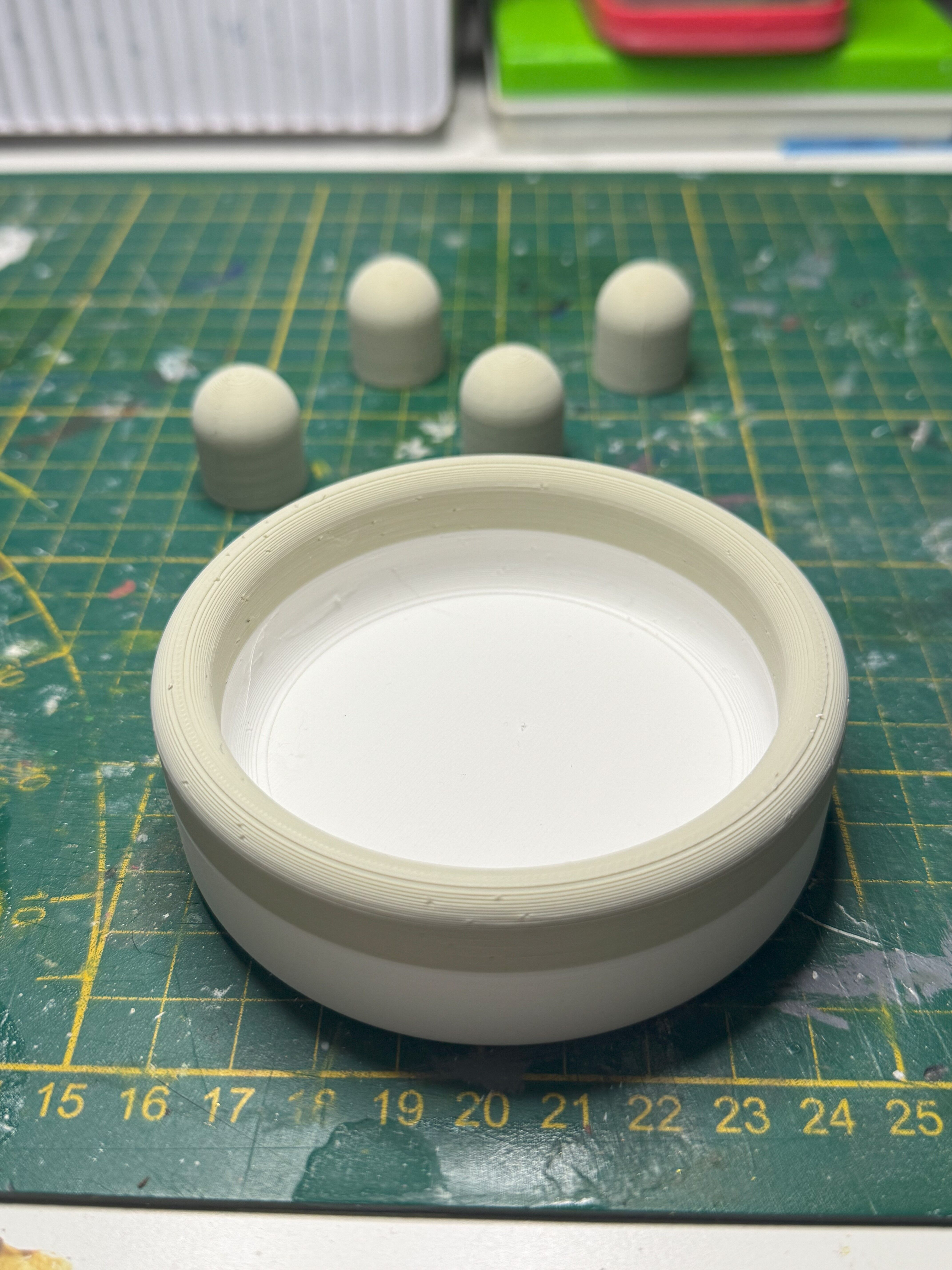 3D Printable Footed Plant Pot and Saucer Set  4 Variations 3D print model_3