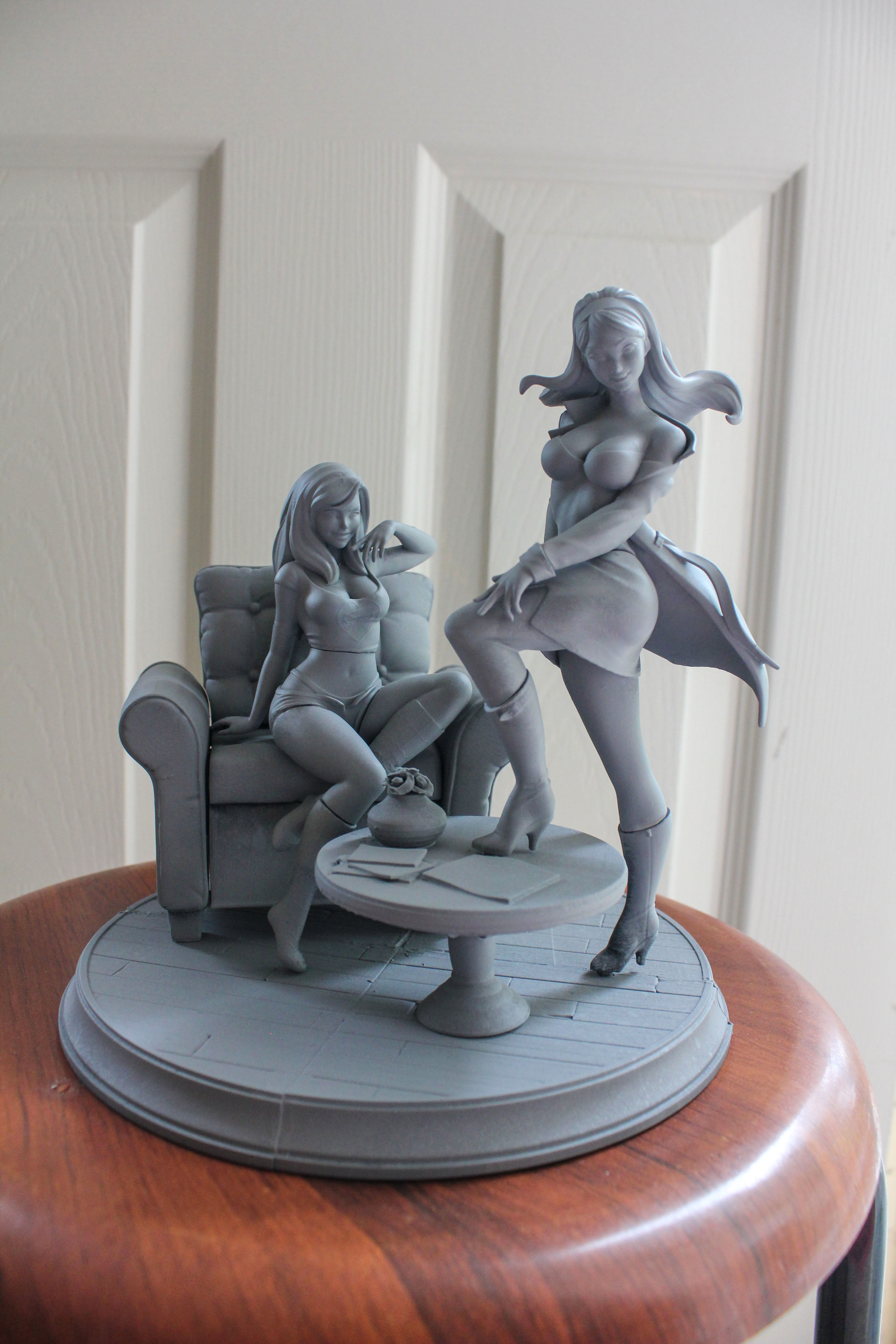 Mary Jane and Gwen Stacy - Spiderman 3D print model_4