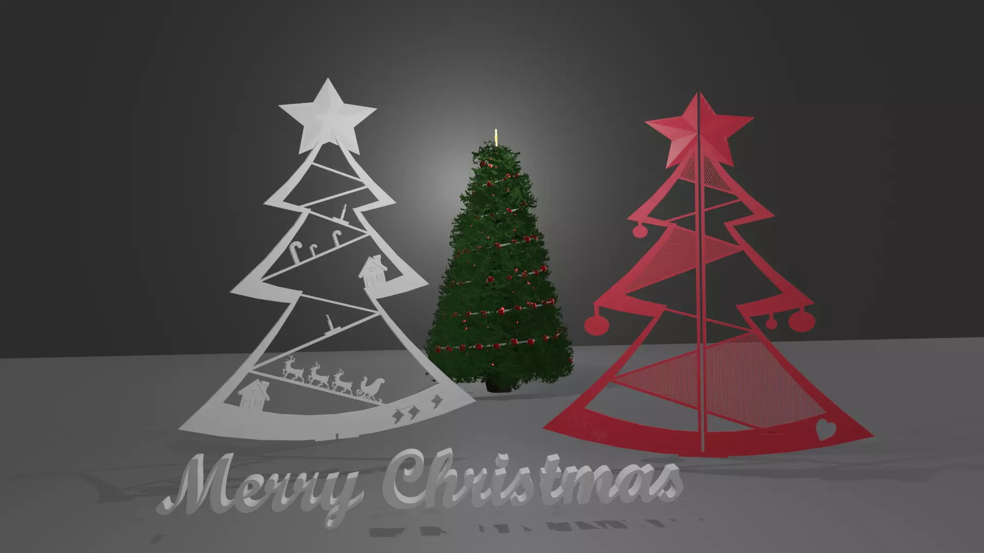 Christmas Tree Decoration 3D print model_0