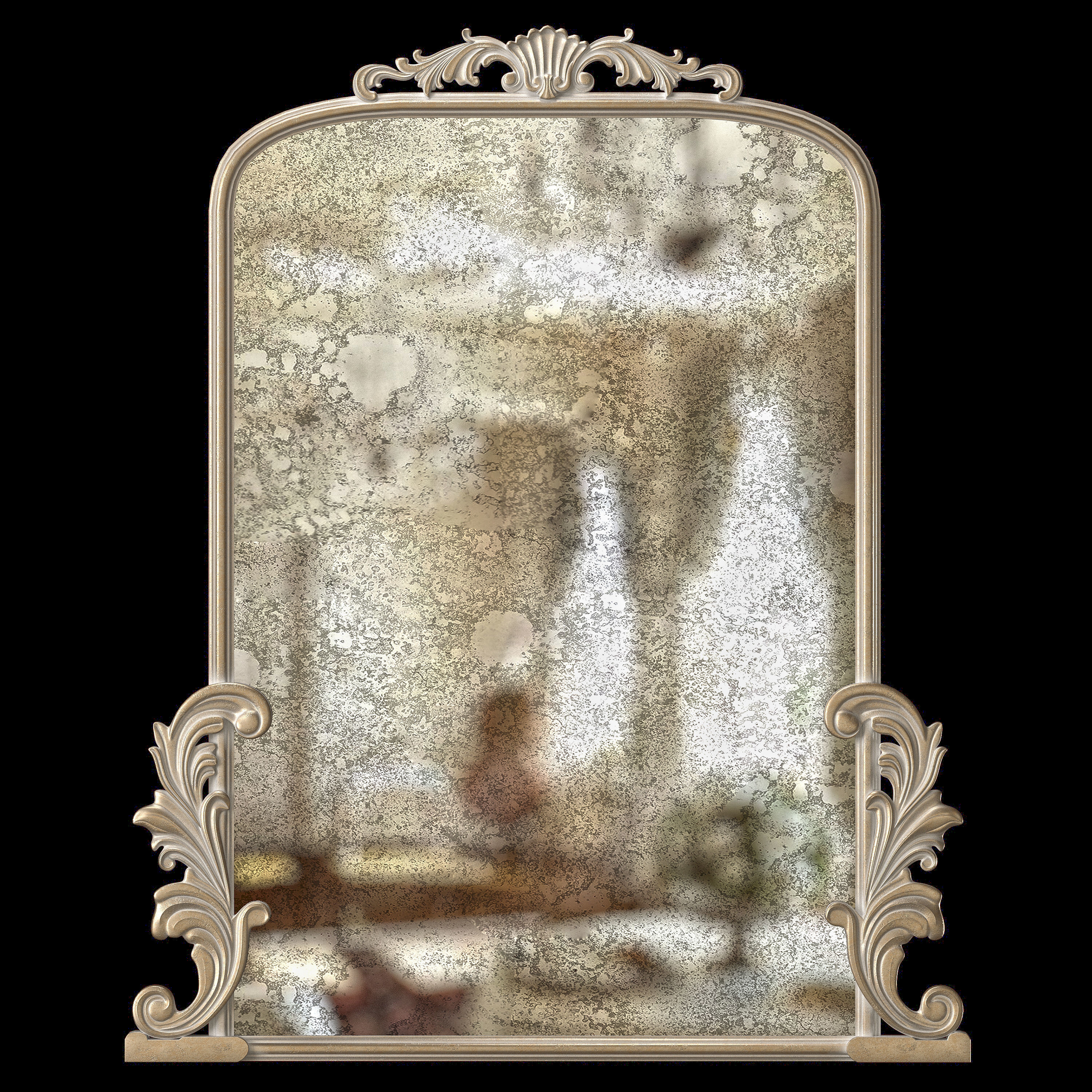 Kirklands Home Ornate Leaner mirror 3D model CGTrader