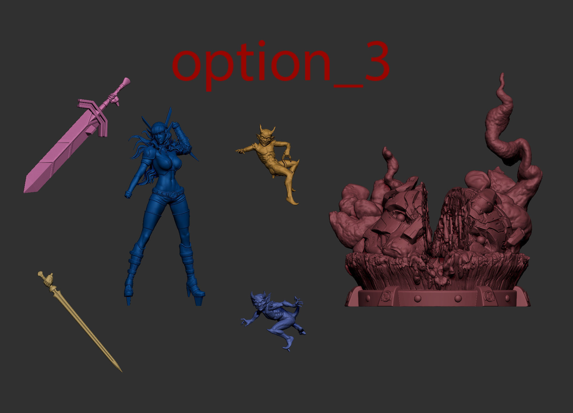 X-men Magic 3D print model_4