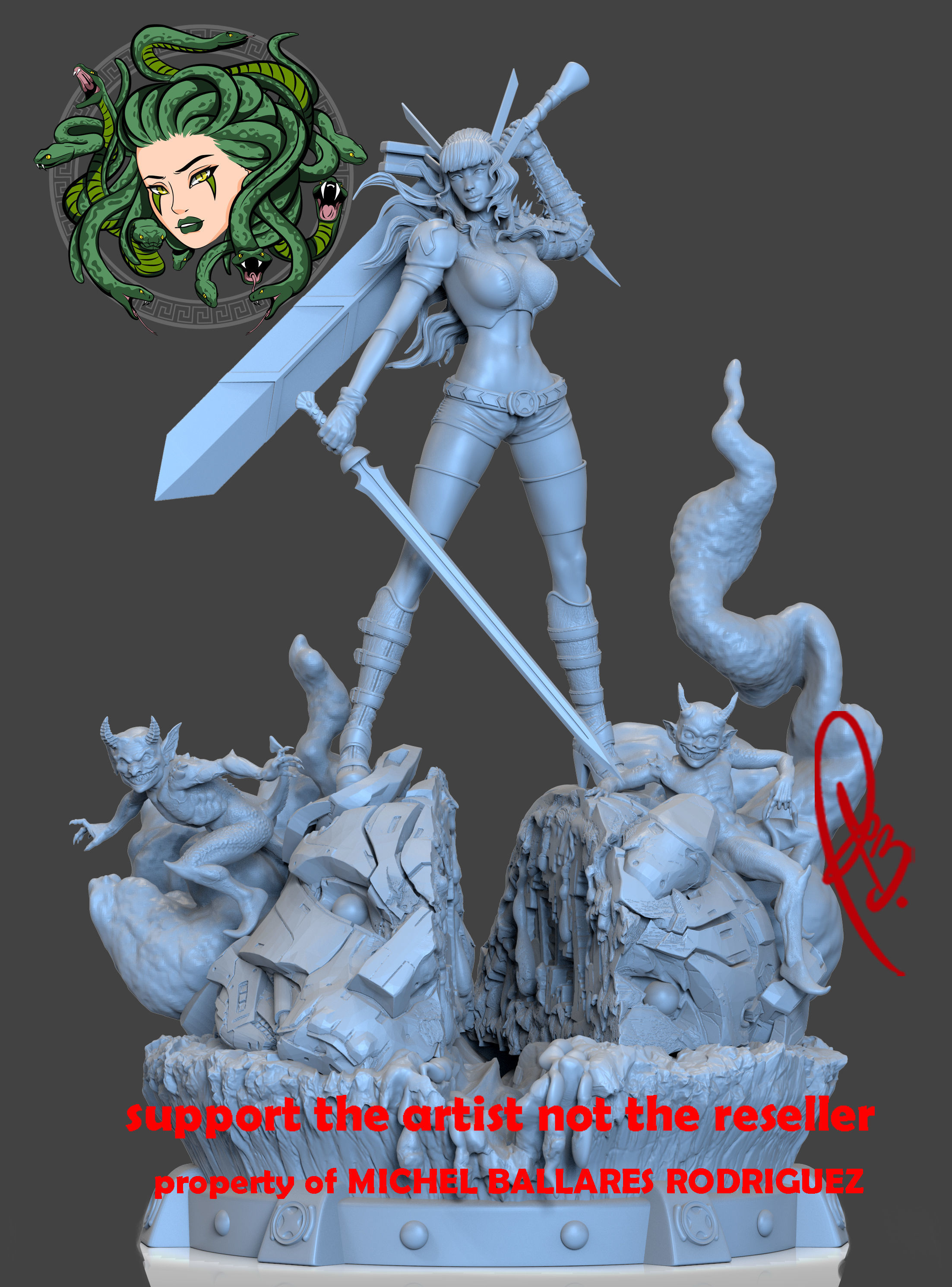 X-men Magic 3D print model_9