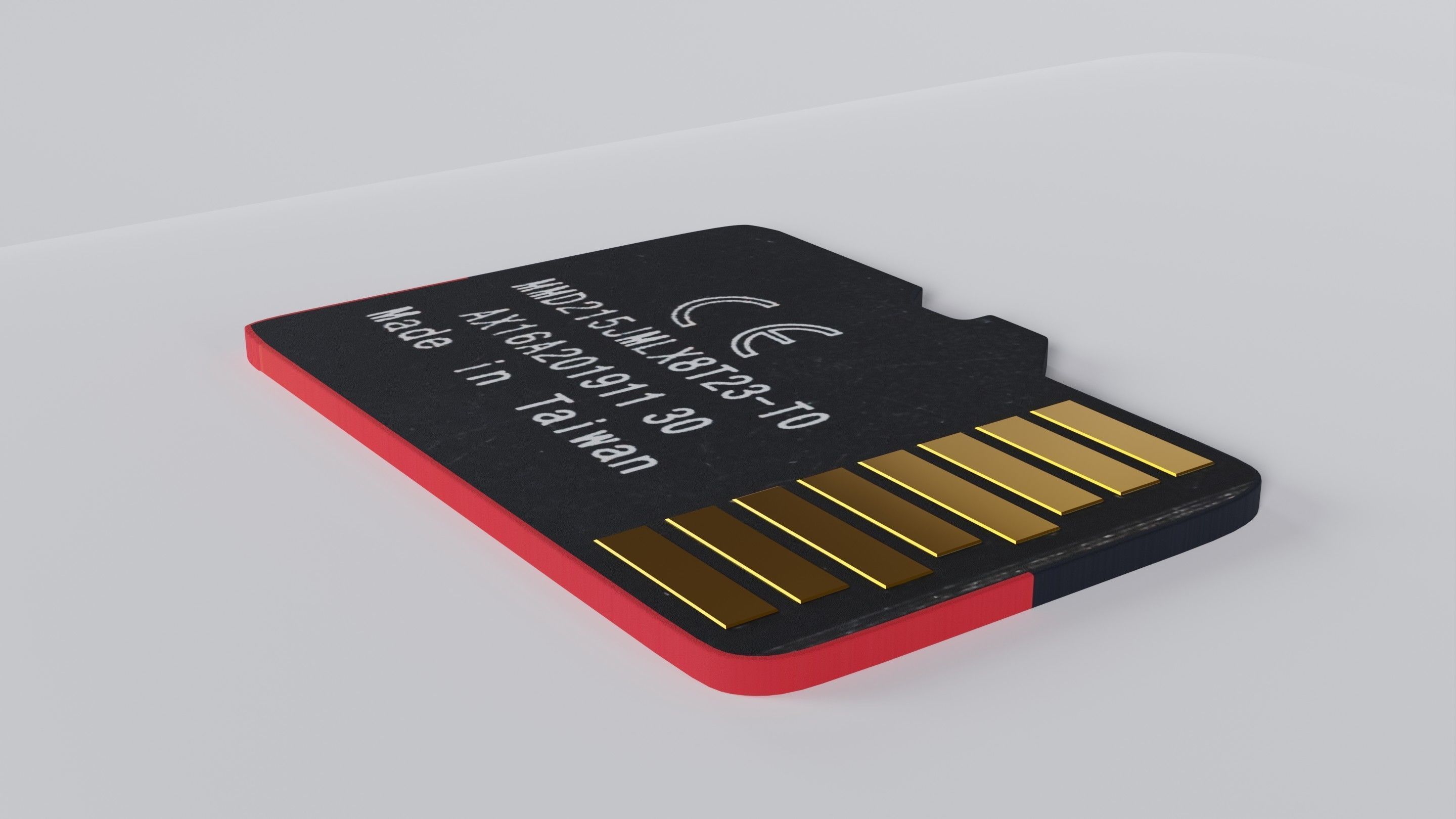 SanDisk Extreme PRO - Micro SD card 1TB Low-poly 3D model_33