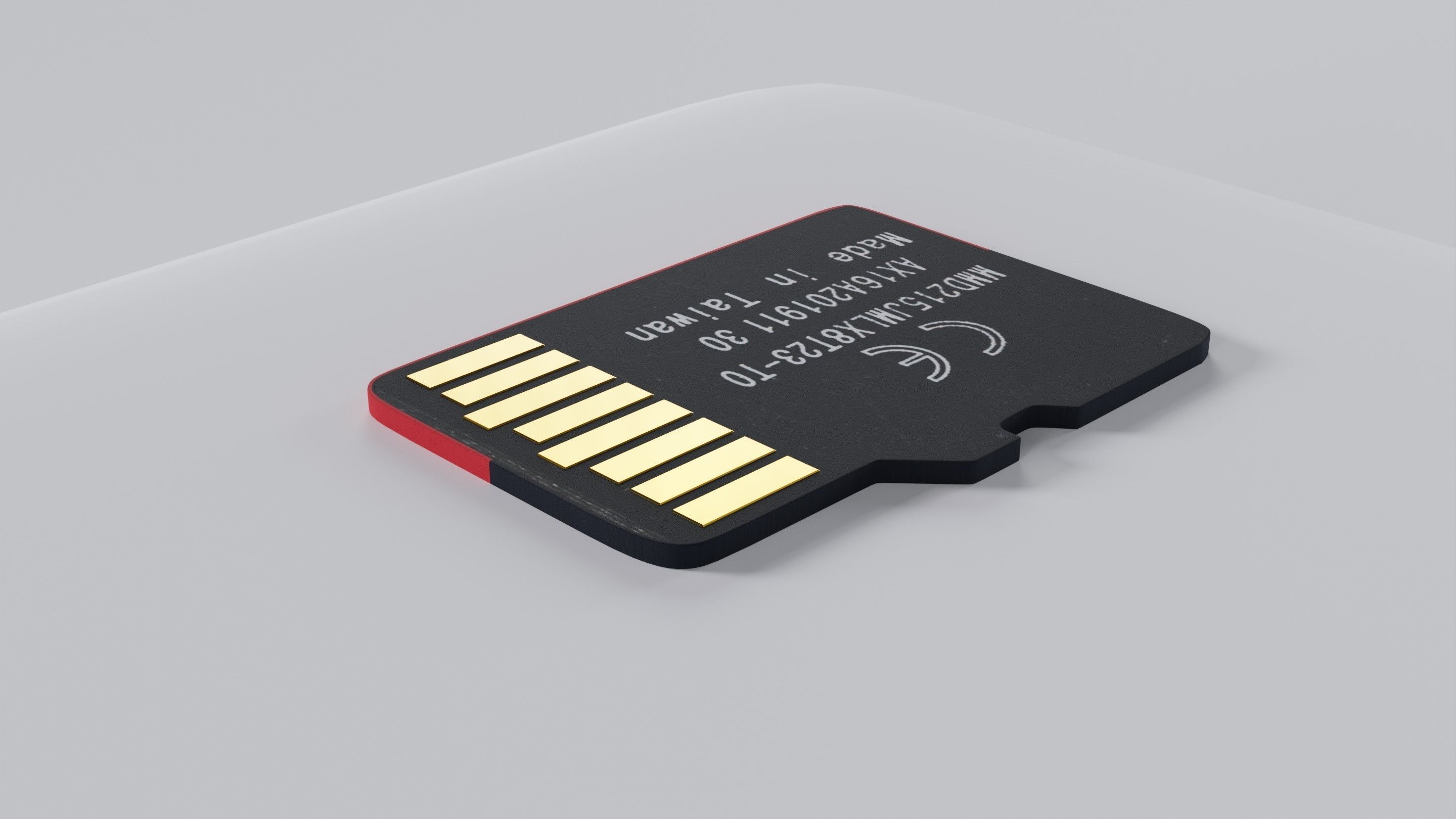 SanDisk Extreme PRO - Micro SD card 1TB Low-poly 3D model_28
