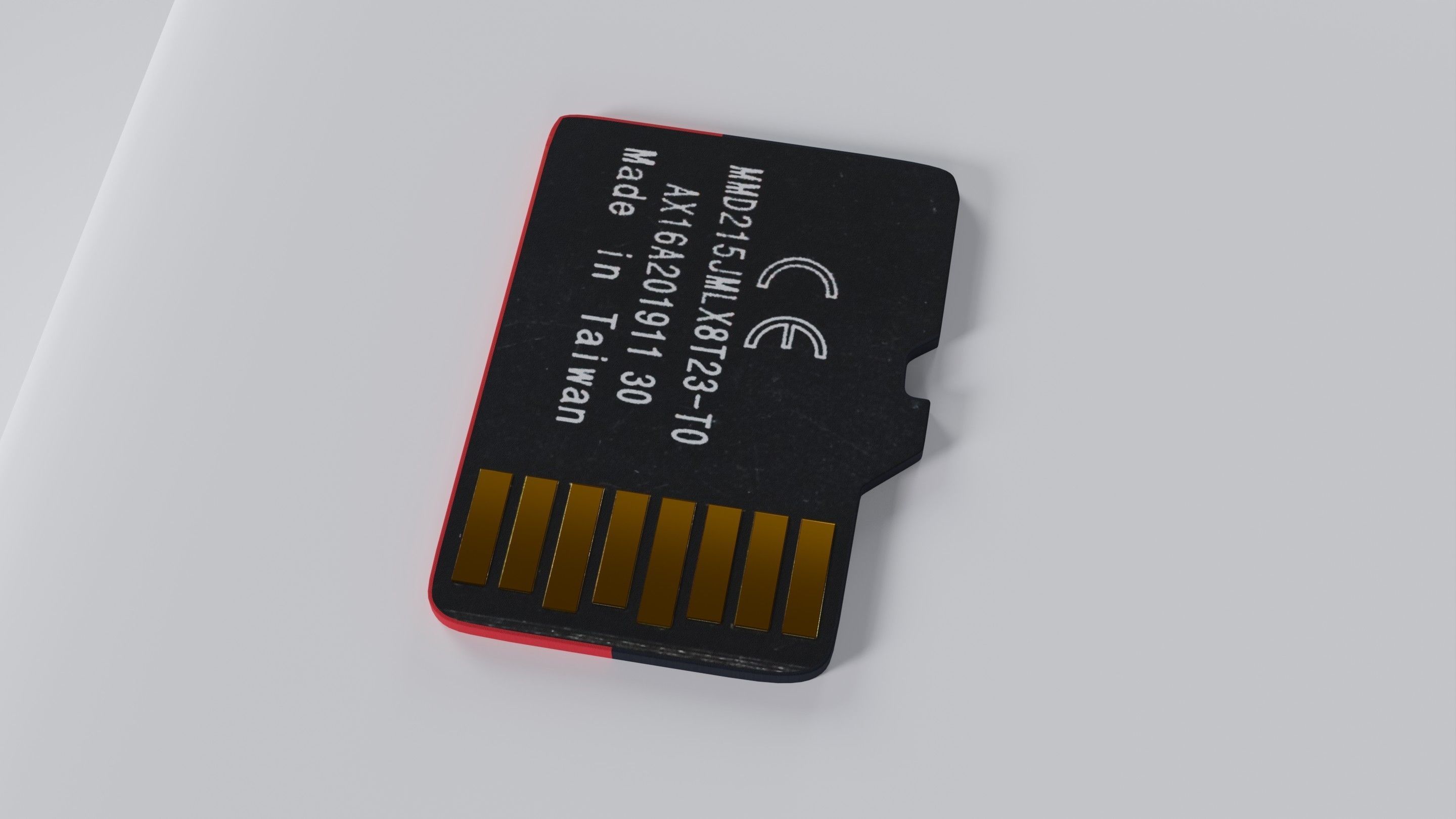 SanDisk Extreme PRO - Micro SD card 1TB Low-poly 3D model_29