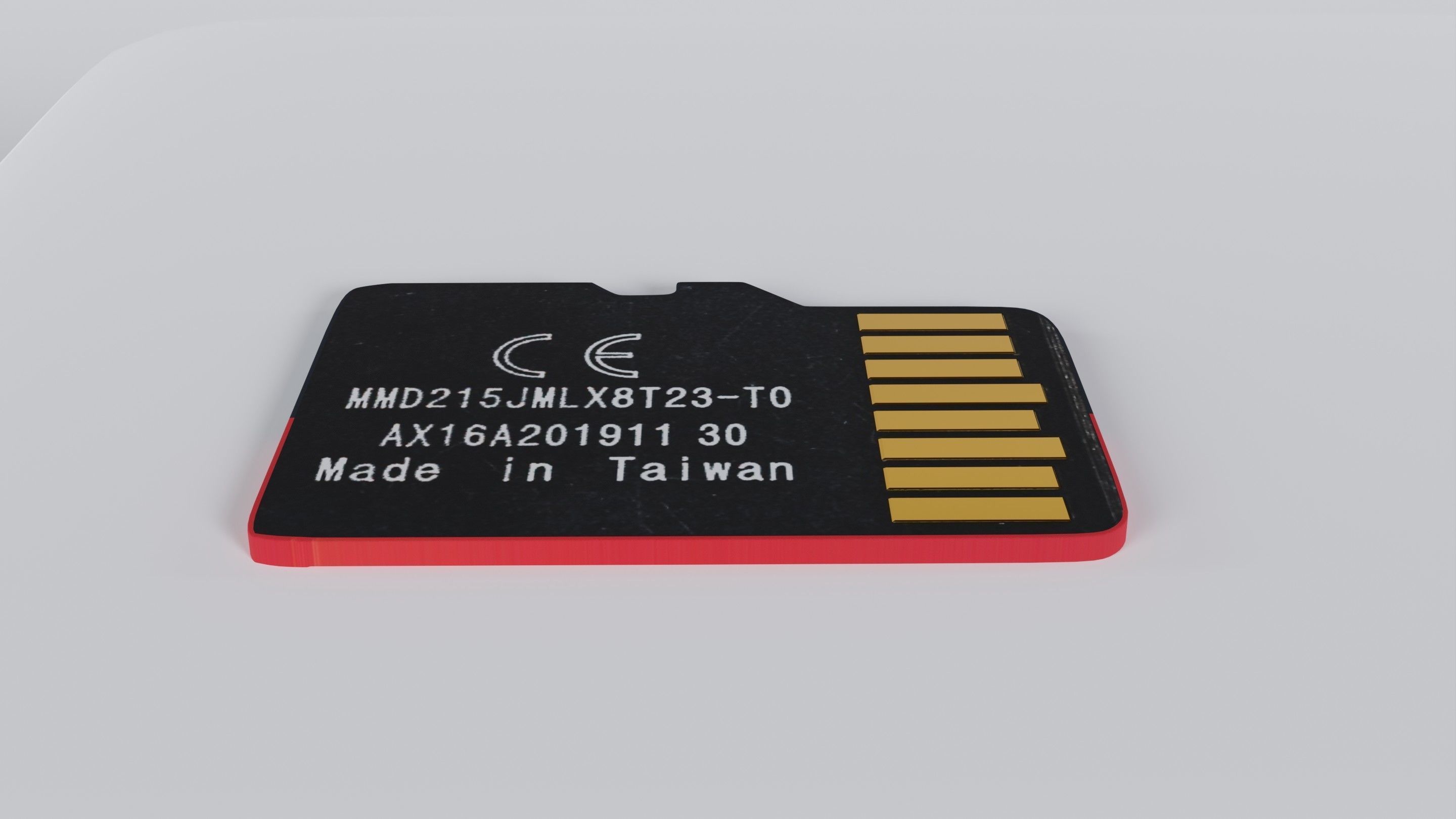 SanDisk Extreme PRO - Micro SD card 1TB Low-poly 3D model_34