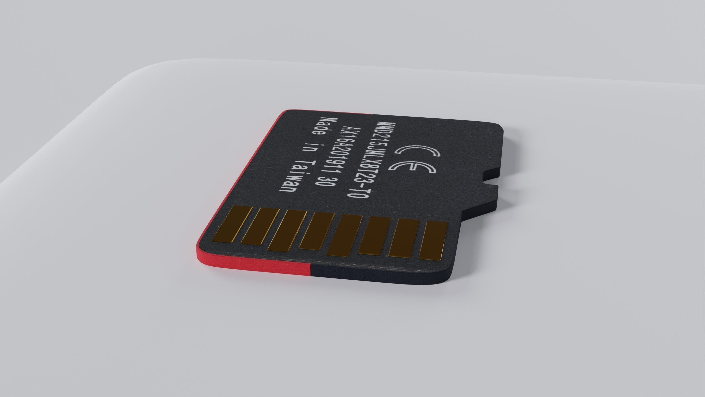 SanDisk Extreme PRO - Micro SD card 1TB Low-poly 3D model_31