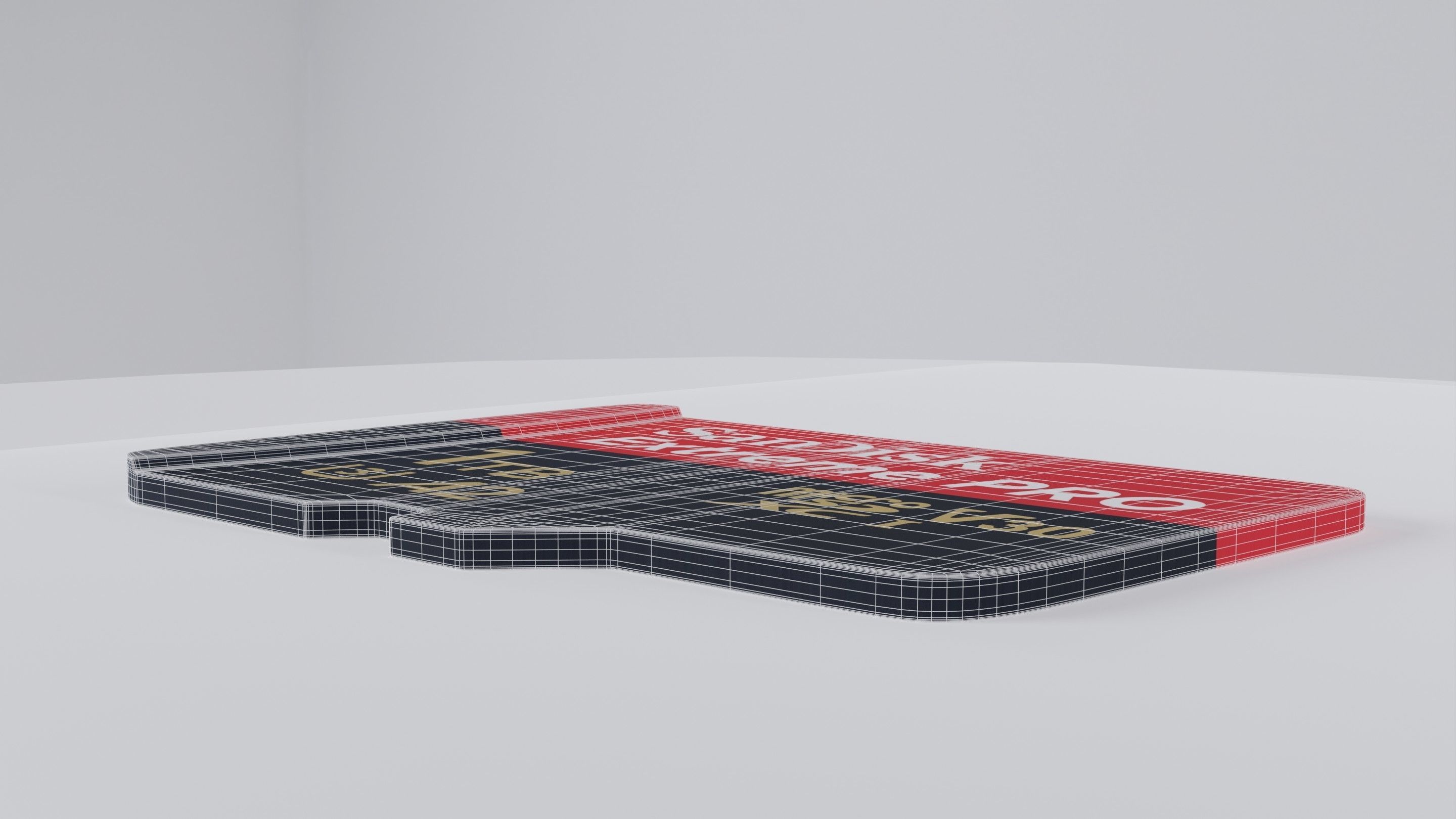 SanDisk Extreme PRO - Micro SD card 1TB Low-poly 3D model_21
