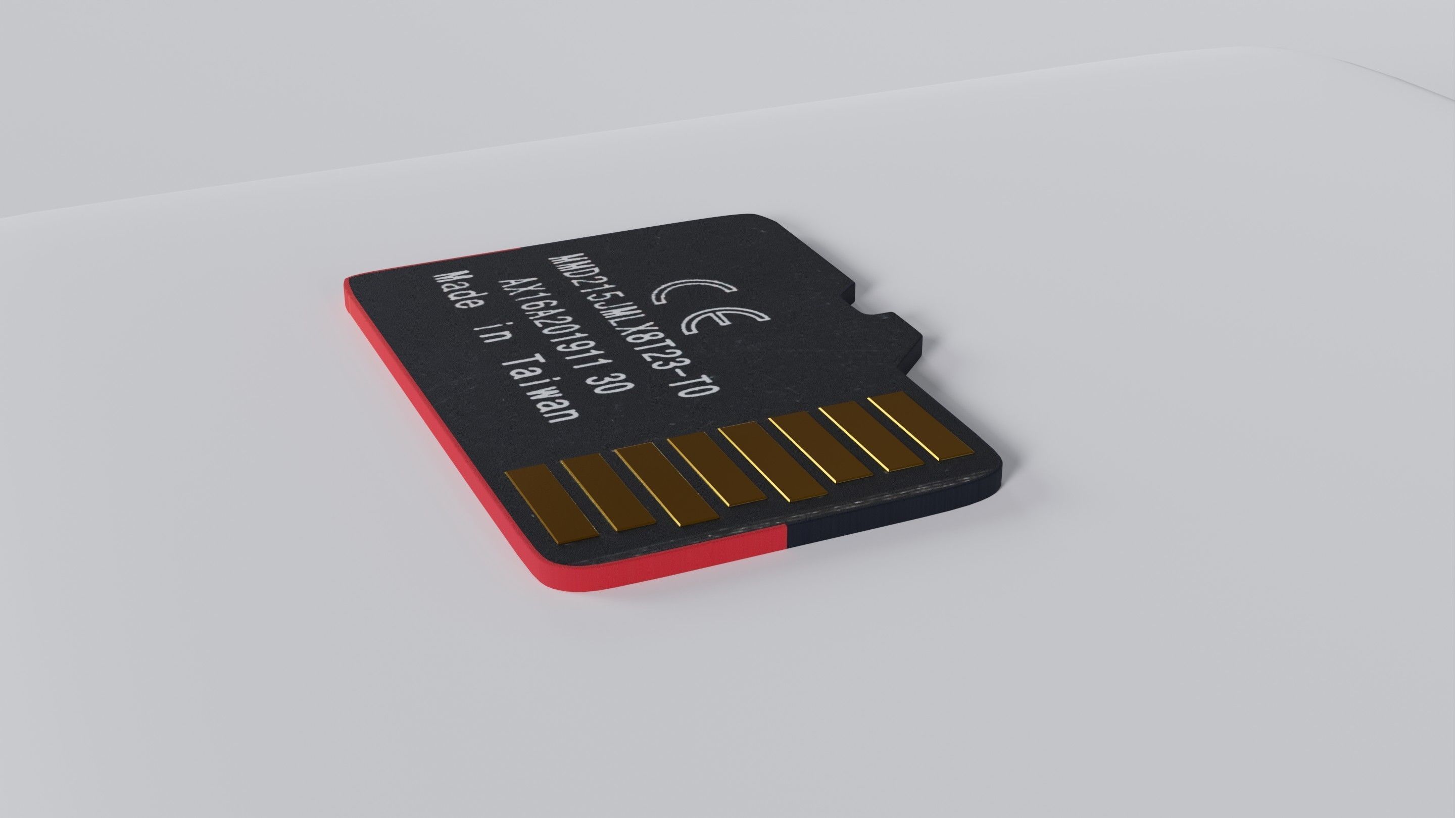 SanDisk Extreme PRO - Micro SD card 1TB Low-poly 3D model_26