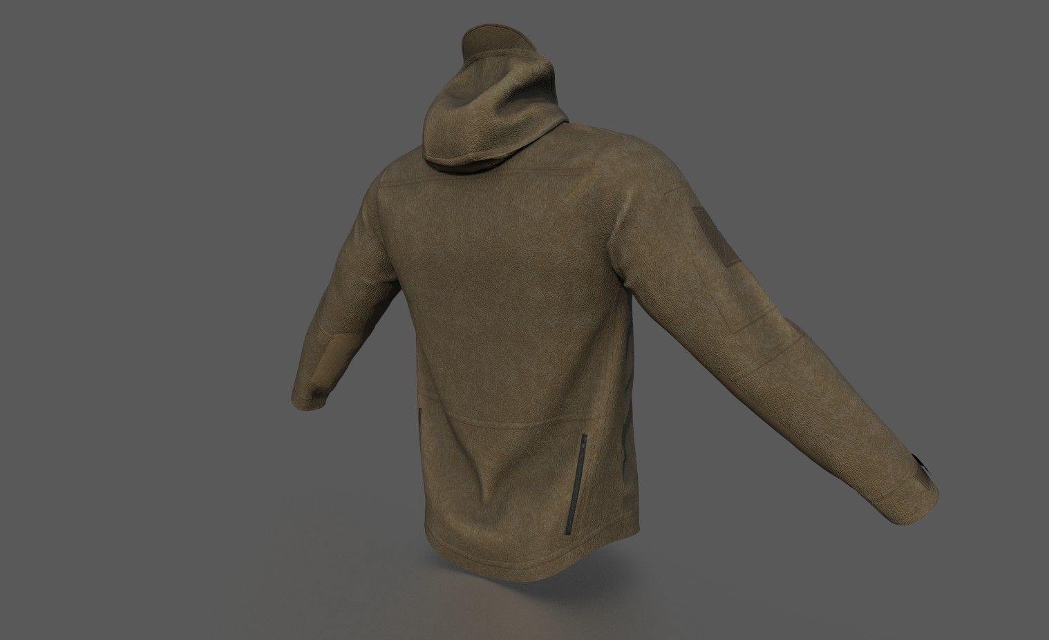 PATRIOT  JACKET Low-poly 3D model_2
