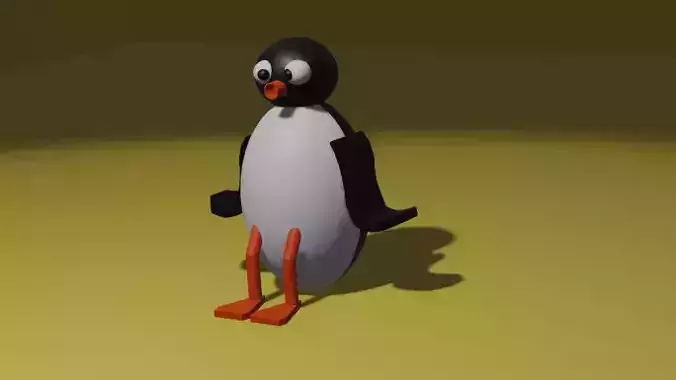 Pingu cartoon penguin