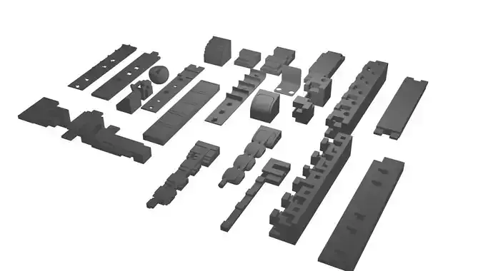 Greebles Pack - 25 itens