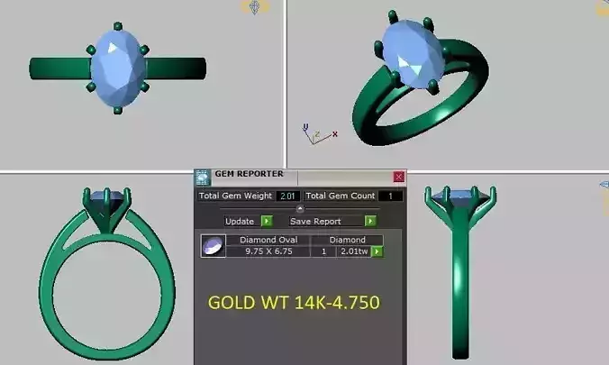 oval cut solitaire engagement ring