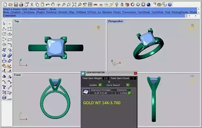 princess cut solitaire engagement ring