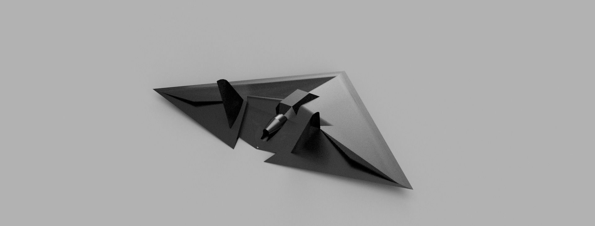 Concept UAV Free 3D print model_1